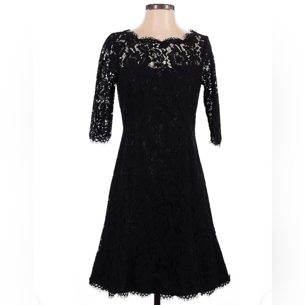 Eliza J Black A-line Cocktail Dress